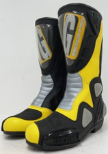 Mens Gaerne Motorcycle Boots Yellow Black Size UK 7 EU 41 Racing Armoured