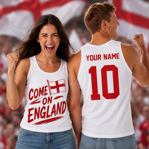 Personalised come england - come,