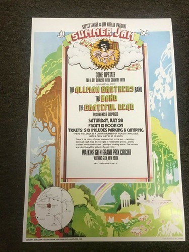 1973 summer jam watkins glen - summer,