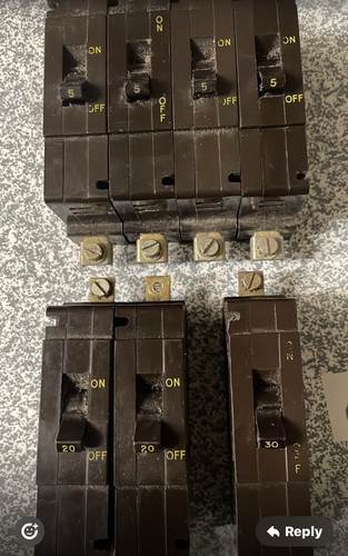 Crabtree c50 amp mcb - c50, 5