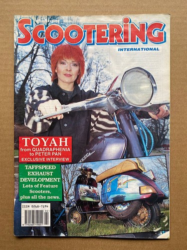 Toyah scootering international - toyah,