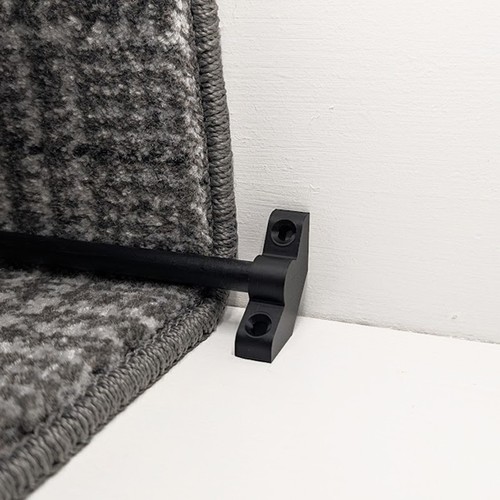 70cm black stair rods - 13,