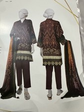 Junaid Jamshed 3 Piece Asian/Pakistani Suit