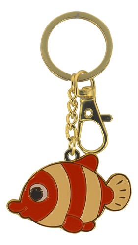 Keyring pendant clownfish - keyring,