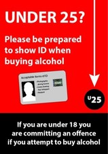 Challenge 25 Self Adhesive Poster Sticker - Multiple Sizes