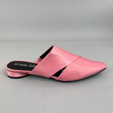Opening Ceremony Pink Satin Fabric Slip On Pointed Mules Flat Shoes EU40 UK7