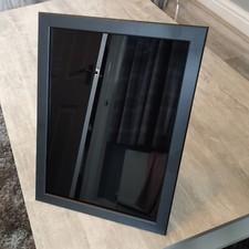 Large Black Scrying Mirror A4