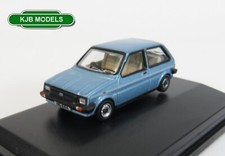 OO Gauge Oxford Diecast 1:76 76MET002 Austin Mini Metro Denim Blue Metallic Car