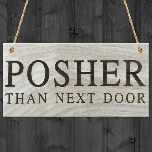 Posher than next door novelty - posher,