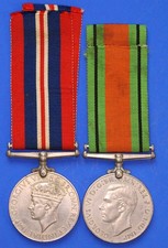 WW2 George VI Defence & War