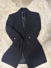 Zara Black Smart Blazer New M