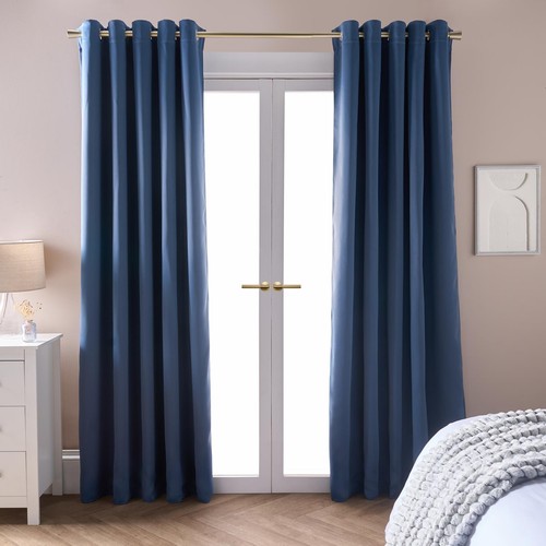 Ohs eyelet curtains - eyelet, pair