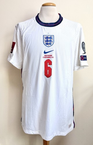 England 2021 match worn shirt - 2021,