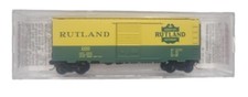 MICRO TRAINS N 40' STANDARD BOX CAR SINGLE DOOR 'RUTLAND' MODEL RAILWAY 20146