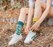 Novelty Growmimius Oddsocks - Socks Addict - Bright Odd Socks Animals Natural UK