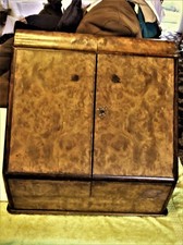 Antique burr walnut stationery - walnut,