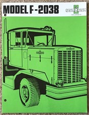 OSHKOSH TRUCKS F-2038 USA Commercial Sales Brochure OCT 1969 #F-2038-5C1069