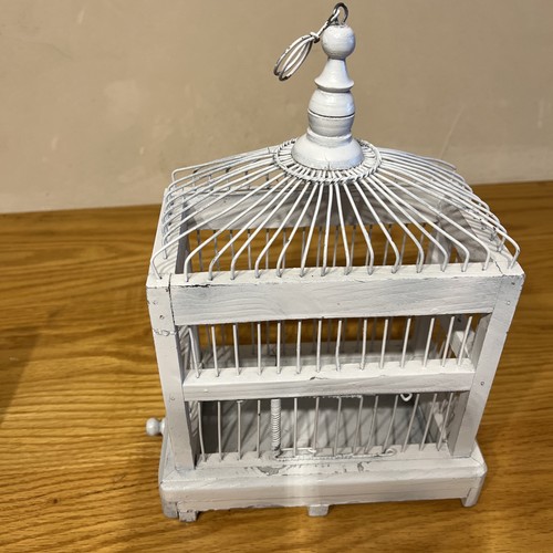 Vintage wood and metal wire - and,