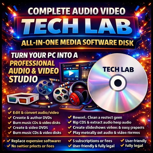 Audio video tech lab dvd - audio,