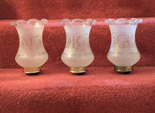 Old lampshade set - old,