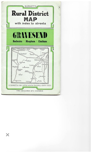 Gravesend street plan with - street,