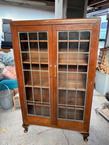 Georgian glass display cabinet - georgian,