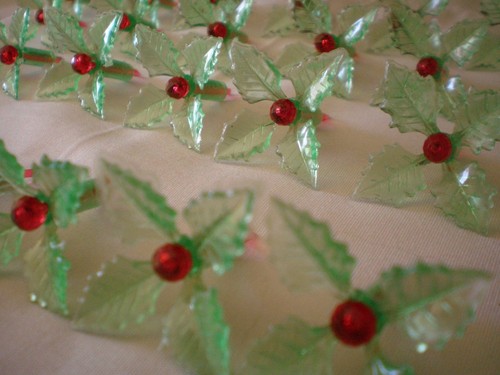 New green holly lights - *new*,