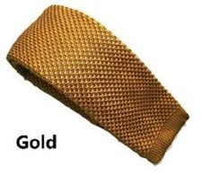 High Quality Hand Made Men's Tie Knit Knitted Tie Slim Woven Solid