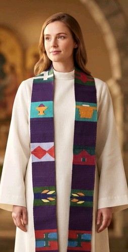 Handwoven guatemalan clergy - handwoven,