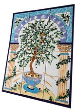 Olive tree tile picture 45x60