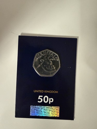 Gruffalo uncirculated 2019 - gruffalo, 50p