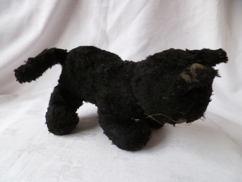 Vintage straw filled black - vintage,