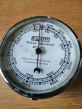 Vintage Elliott Brothers Speed Indicator No. 17274
