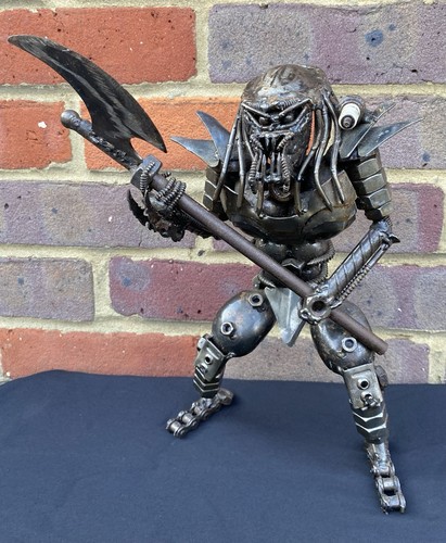 Predator scrap metal sculpture - predator,