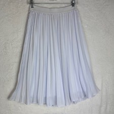 Sheer Pleated Midi Skirt