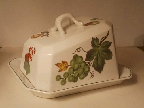 Vintage decorative butter dish - vintage,