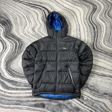 Rab Neutrino Endurance Jacket Mens Small Black Pertex Puffer Down Coat