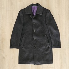 Mens Wool Overcoat Long
