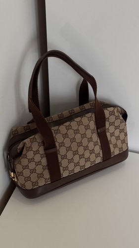 Gucci canvas mini boston - mini,