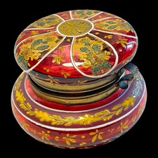 Antique Bohemian Cranberry