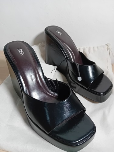 Zara high heel - wedge, sandals
