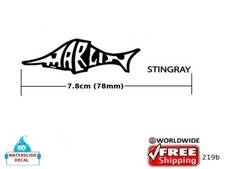 Marlin guitar Decal head