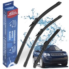 FOR LAND ROVER FREELANDER 2 FRONT & REAR WINDSCREEN WIPER BLADES SET OF 3 WIPERS