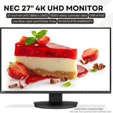 NEC MultiSync EA271U 27'' 4K UHD IPS LCD Monitor USB-HUB HDMI, Display, USB-C