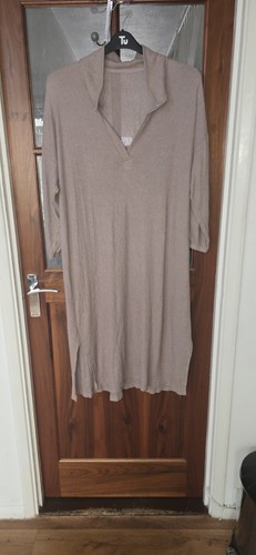 Ribbed knit midi jumper - a,