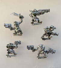 40k Orks, 5 Metal Grots / Gretchin, Metal OOP
