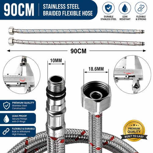 90cm basin tap flexible - 90cm,
