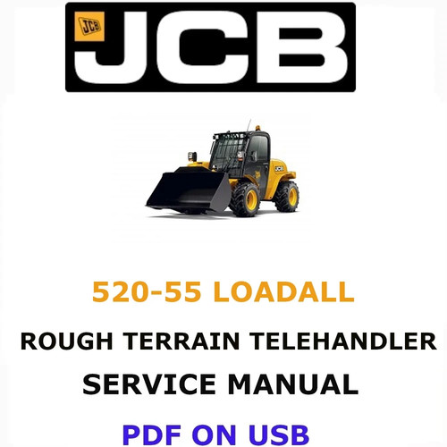 Jcb 520 loadall - 520-55, telehandler