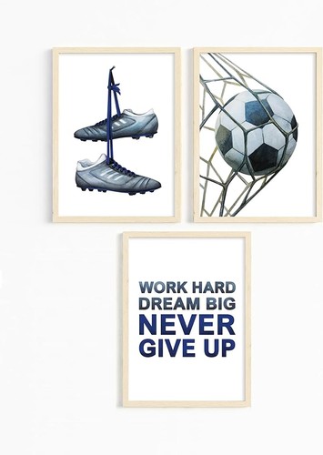Unframed football bedroom - [unframed],
