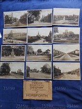 Set 12 Lilywhite photo print postcards of HORSFORTH, Yorkshire. J W Pass